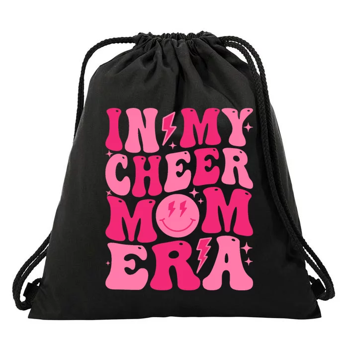 In My Cheer Mom Era (On Back) Drawstring Bag