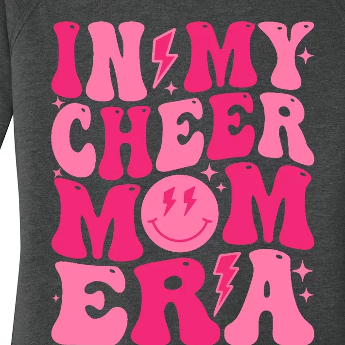 In My Cheer Mom Era (On Back) Women's Perfect Tri Tunic Long Sleeve Shirt