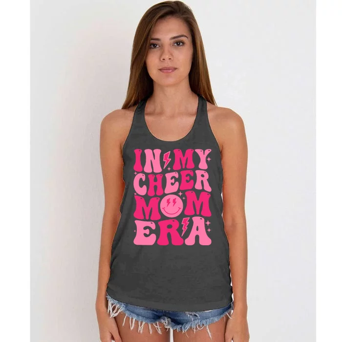 In My Cheer Mom Era (On Back) Women's Knotted Racerback Tank