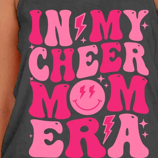 In My Cheer Mom Era (On Back) Women's Knotted Racerback Tank