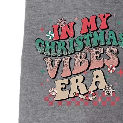 In My Christmas Vibes Era Xmas Groovy Santa Squad Holiday Gift Doggie 3-End Fleece Hoodie