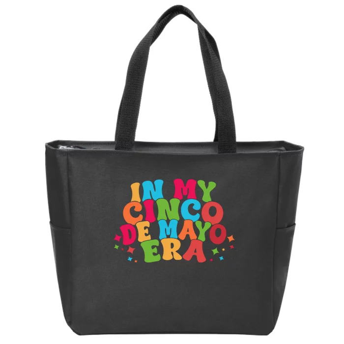 In My Cinco De Mayo Era Funny Cinco De Mayo Zip Tote Bag