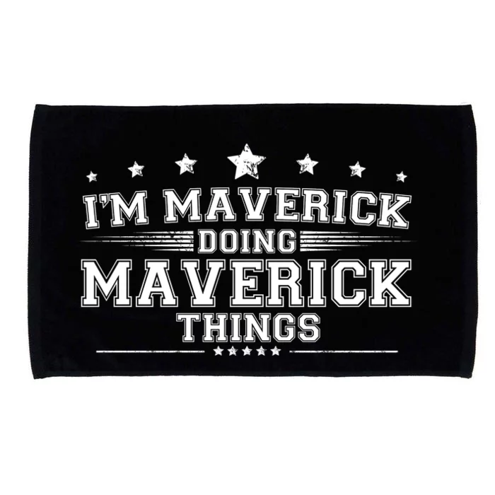 Im Maverick Doing Maverick Things Microfiber Hand Towel