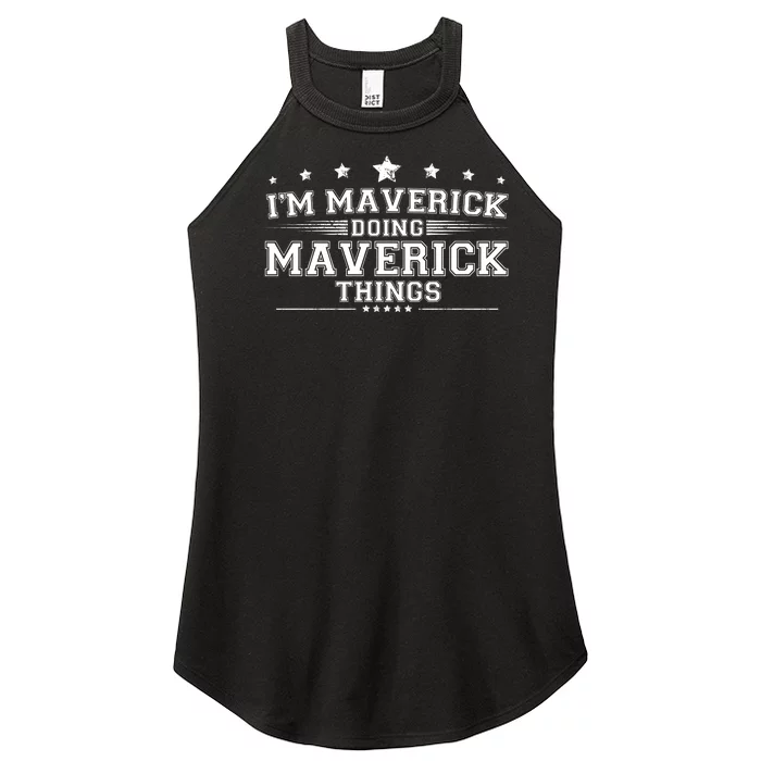 Im Maverick Doing Maverick Things Women’s Perfect Tri Rocker Tank