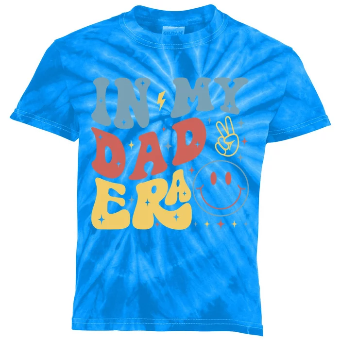 In My Dad Retro Funny Dad Dada Father Daddy Era Fathers Day Gift Kids Tie-Dye T-Shirt