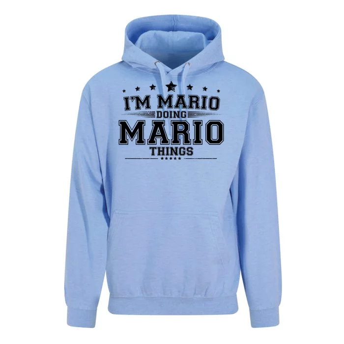 Im Mario Doing Mario Things Unisex Surf Hoodie