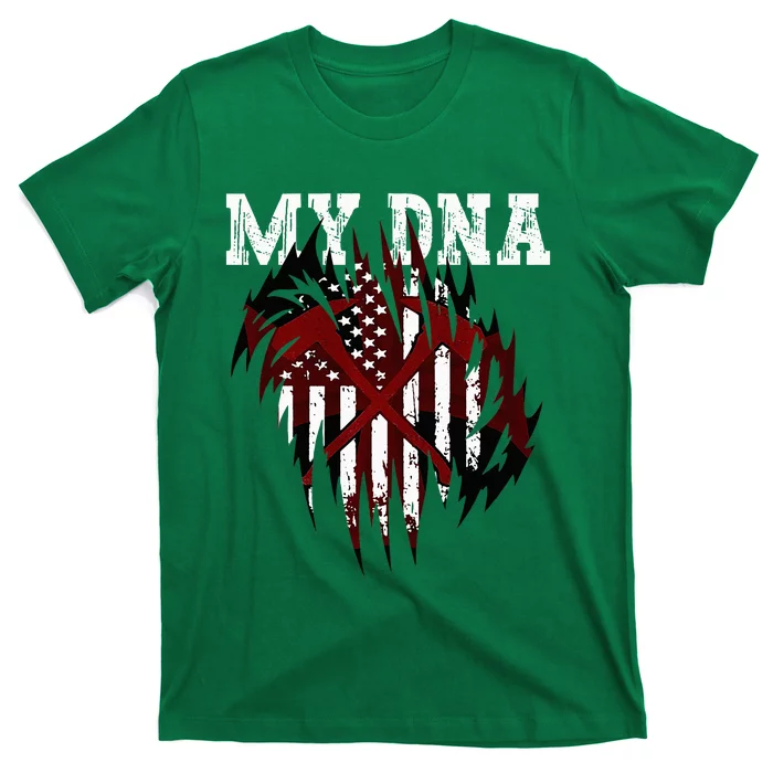 In My Dna Ripped Design Braveheart Firefighters T-Shirt