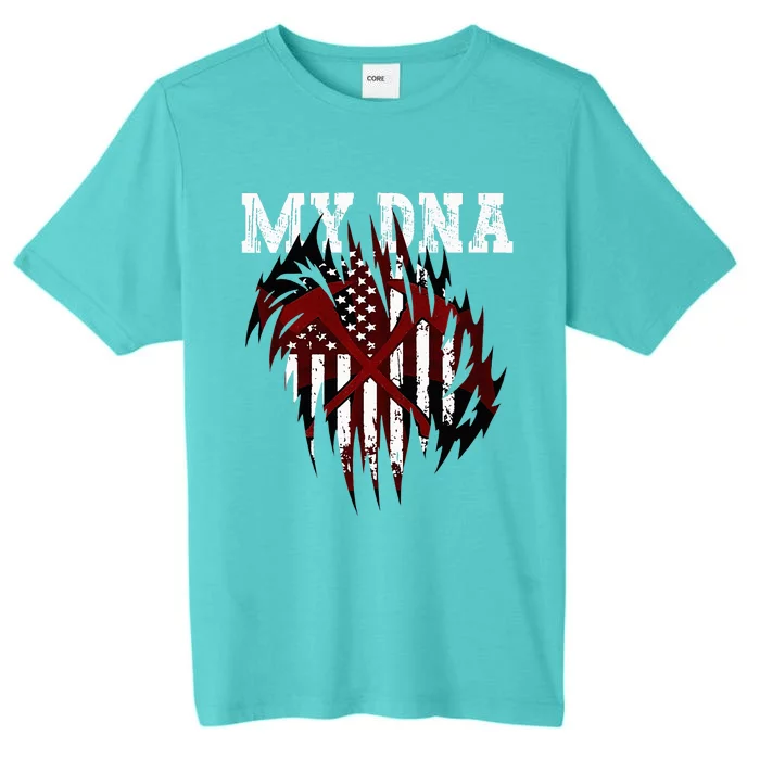 In My Dna Ripped Design Braveheart Firefighters ChromaSoft Performance T-Shirt