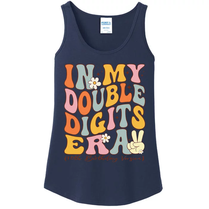 In My Double Digits Era 10th Birthday Ladies Essential Tank