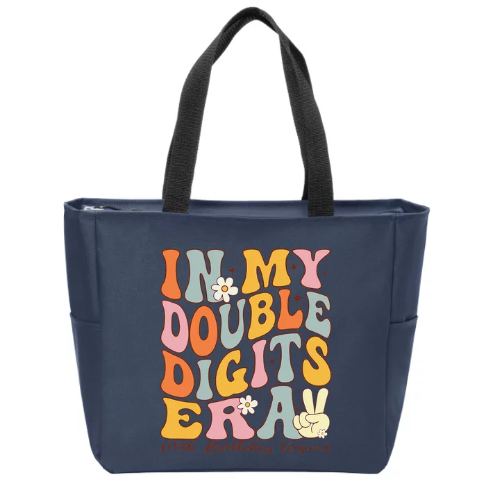 In My Double Digits Era 10th Birthday Zip Tote Bag