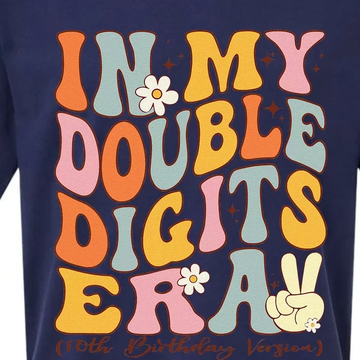 In My Double Digits Era 10th Birthday Sueded Cloud Jersey T-Shirt