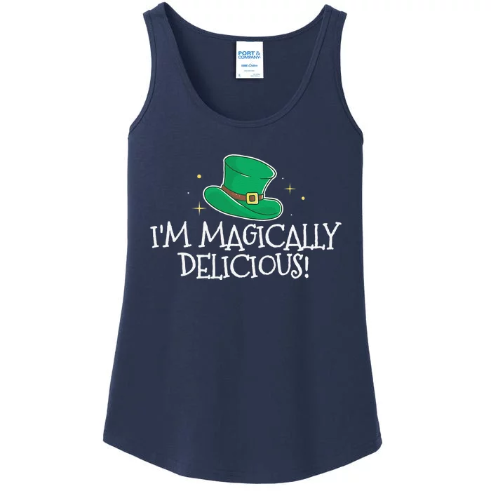 I'm Magically Delicious For Your St Patricks Day Party Ladies Essential Tank