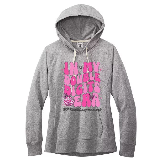 In My Double Digits Era 10th Birthday Version Women's Fleece Hoodie