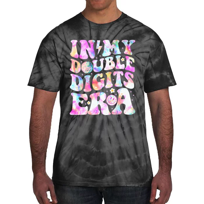 In My Double Digits Era Funny 10th Bday Tie-Dye T-Shirt