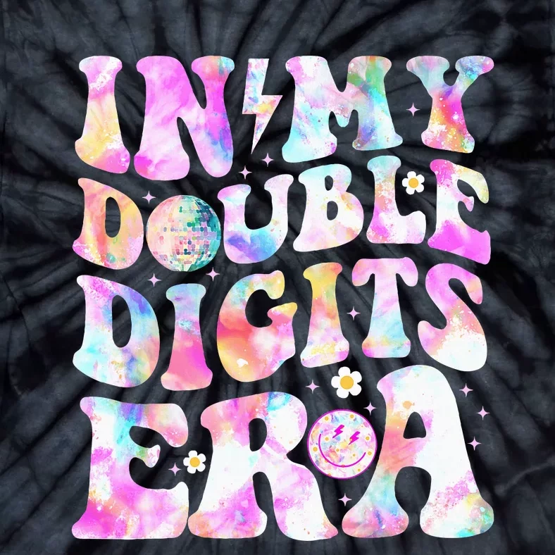 In My Double Digits Era Funny 10th Bday Tie-Dye T-Shirt