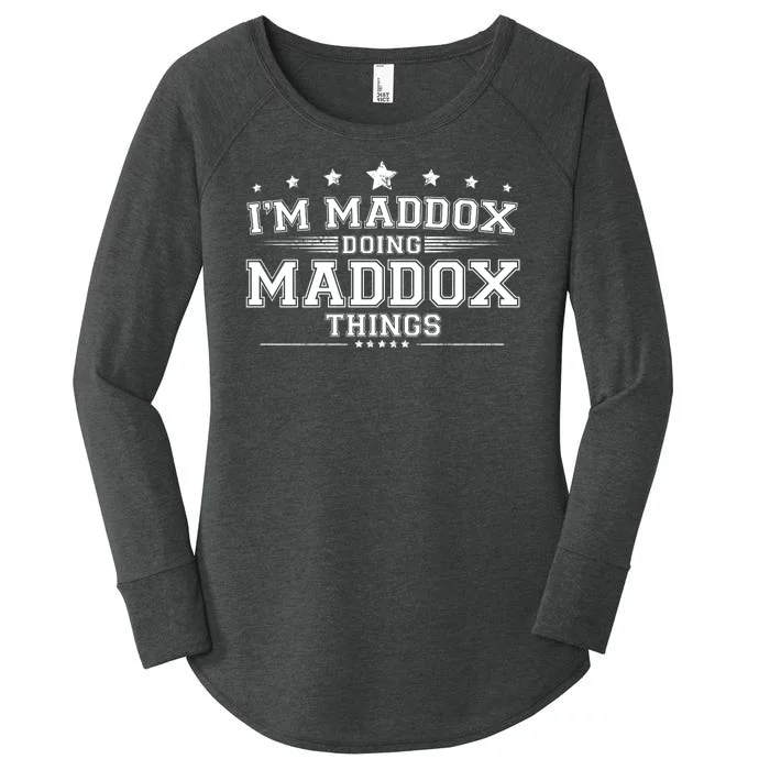 Im Maddox Doing Maddox Things Women's Perfect Tri Tunic Long Sleeve Shirt