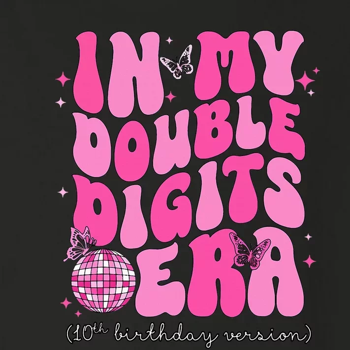 In My Double Digits Era 10th Birthday Version Toddler Long Sleeve Shirt