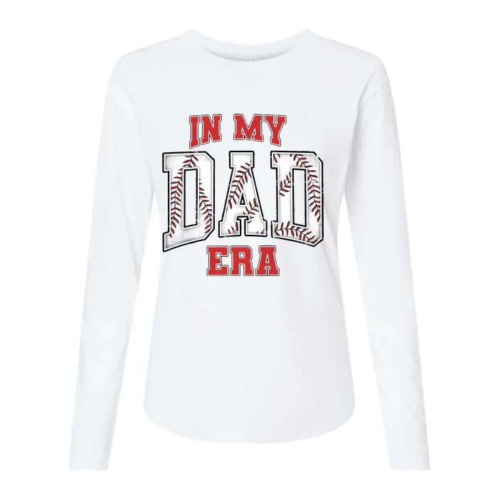 In My Dad Era FatherS Day Family Womens Cotton Relaxed Long Sleeve T-Shirt