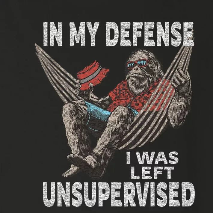 In My Defense I Was Left Unsupervised Graphic Funny Saying Toddler Long Sleeve Shirt