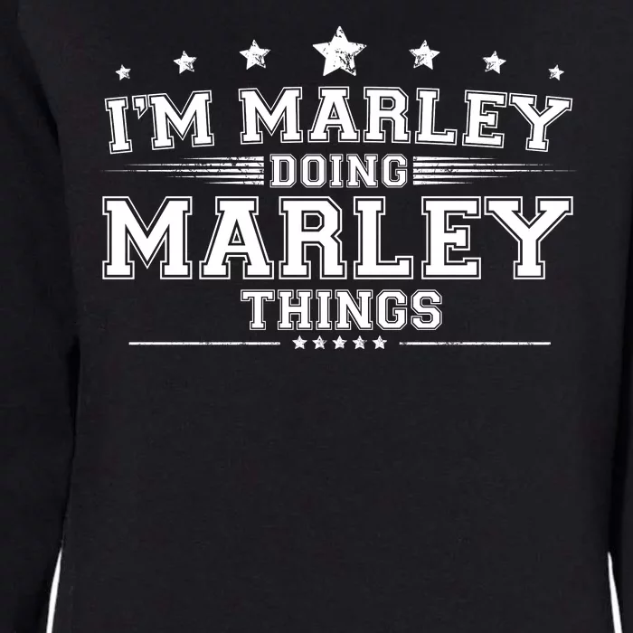 Im Marley Doing Marley Things Womens California Wash Sweatshirt