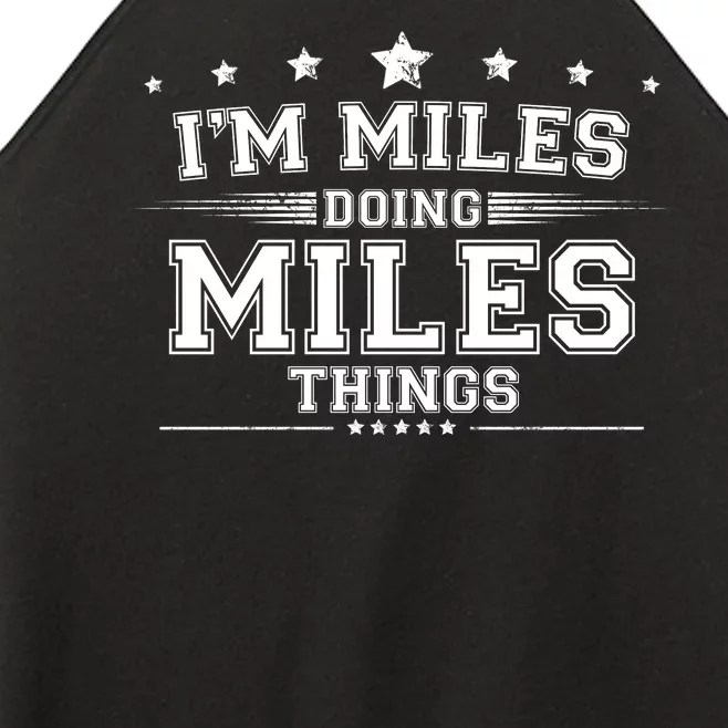 Im Miles Doing Miles Things Women’s Perfect Tri Rocker Tank