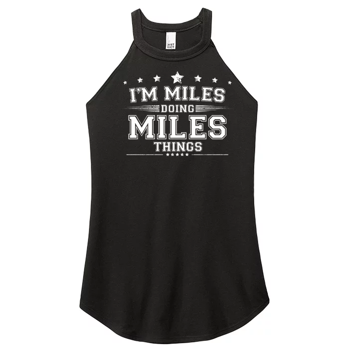 Im Miles Doing Miles Things Women’s Perfect Tri Rocker Tank