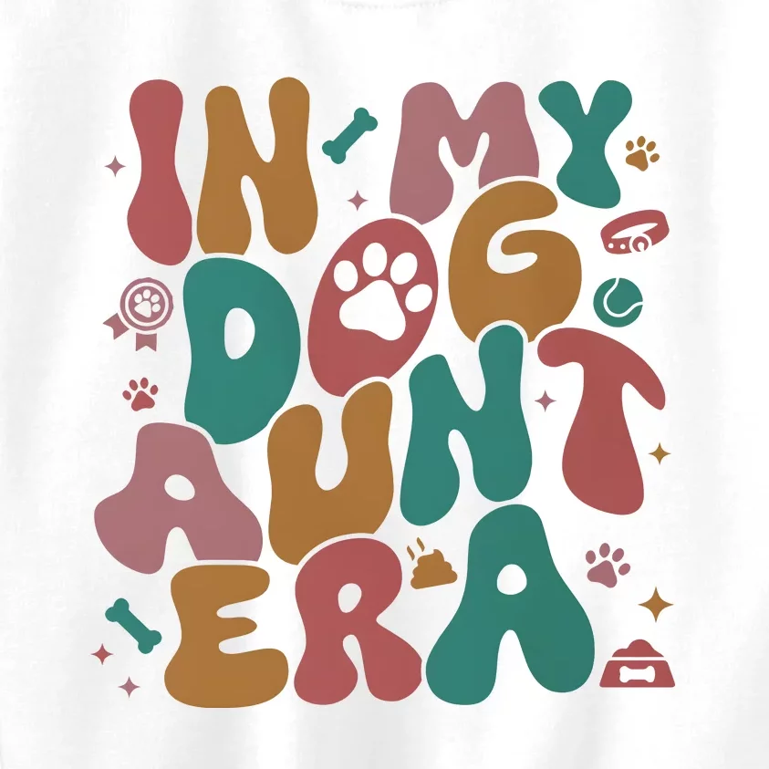 In My Dog Aunt Era Pet Family Matching Kids Sweatshirt