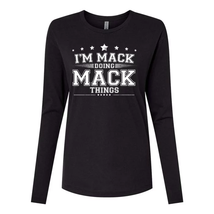 Im Mack Doing Mack Things Womens Cotton Relaxed Long Sleeve T-Shirt