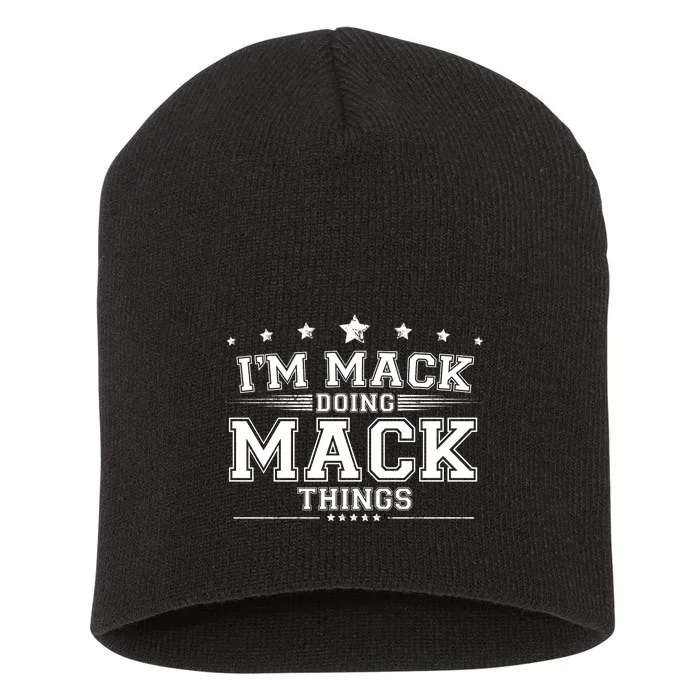 Im Mack Doing Mack Things Short Acrylic Beanie