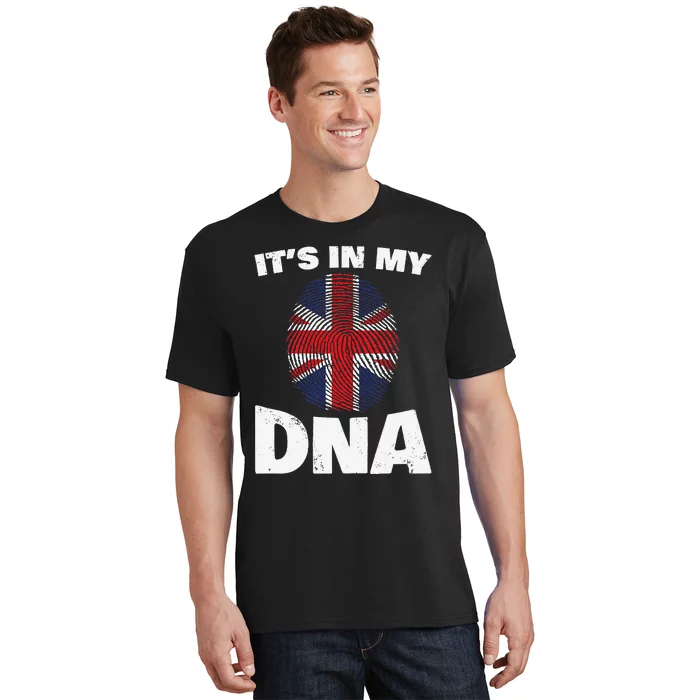 It's My DNA UK Union Jack United Kingdom England T-Shirt