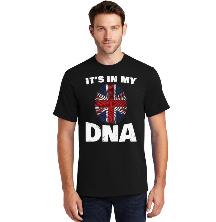 It's My DNA UK Union Jack United Kingdom England Tall T-Shirt