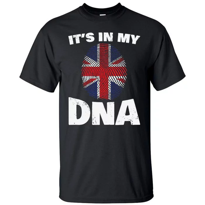 It's My DNA UK Union Jack United Kingdom England Tall T-Shirt