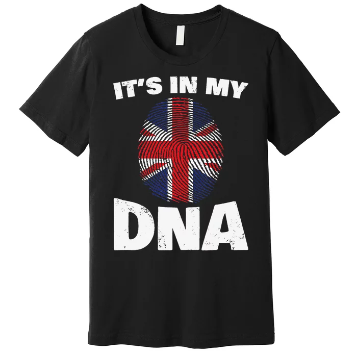 It's My DNA UK Union Jack United Kingdom England Premium T-Shirt