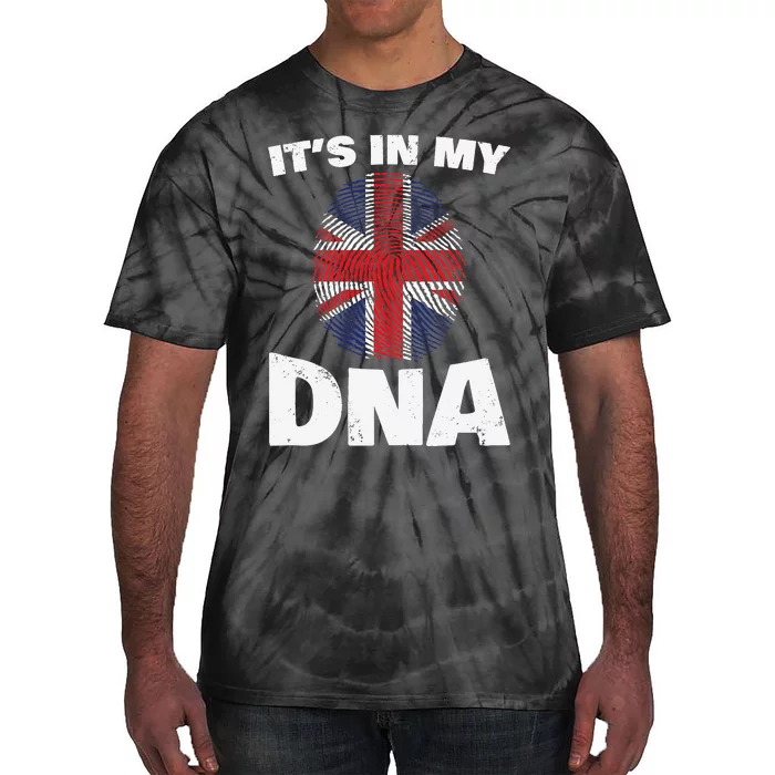 It's My DNA UK Union Jack United Kingdom England Tie-Dye T-Shirt