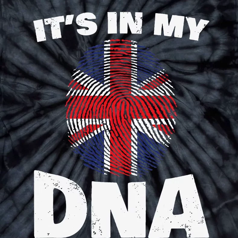 It's My DNA UK Union Jack United Kingdom England Tie-Dye T-Shirt