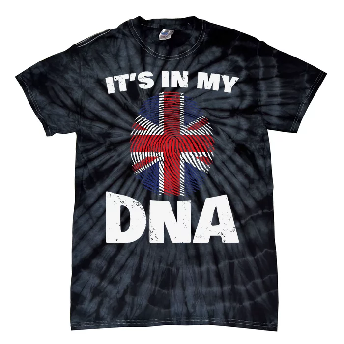 It's My DNA UK Union Jack United Kingdom England Tie-Dye T-Shirt