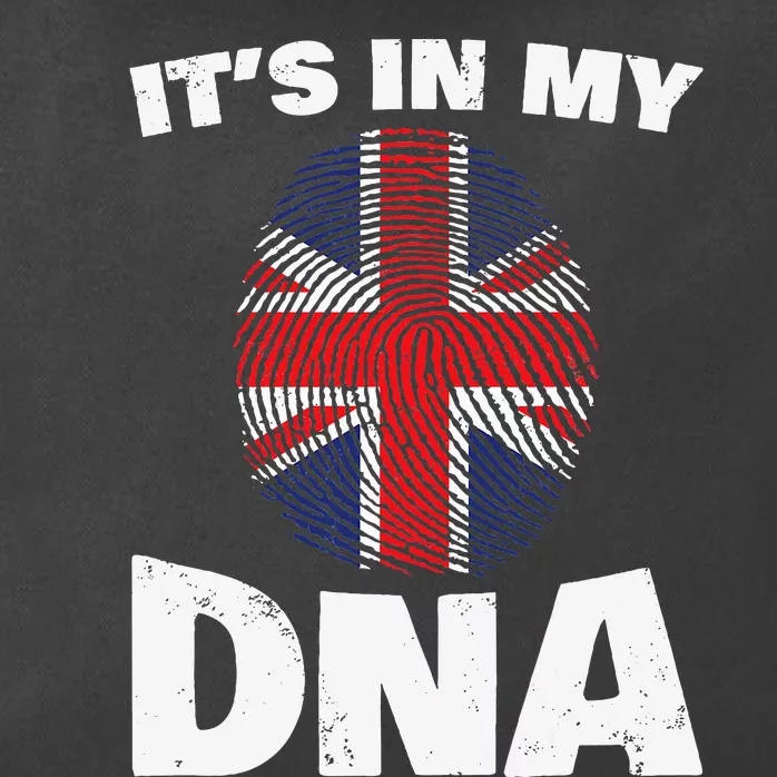 It's My DNA UK Union Jack United Kingdom England Zip Tote Bag