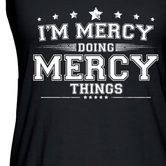 Im Mercy Doing Mercy Things Ladies Essential Flowy Tank