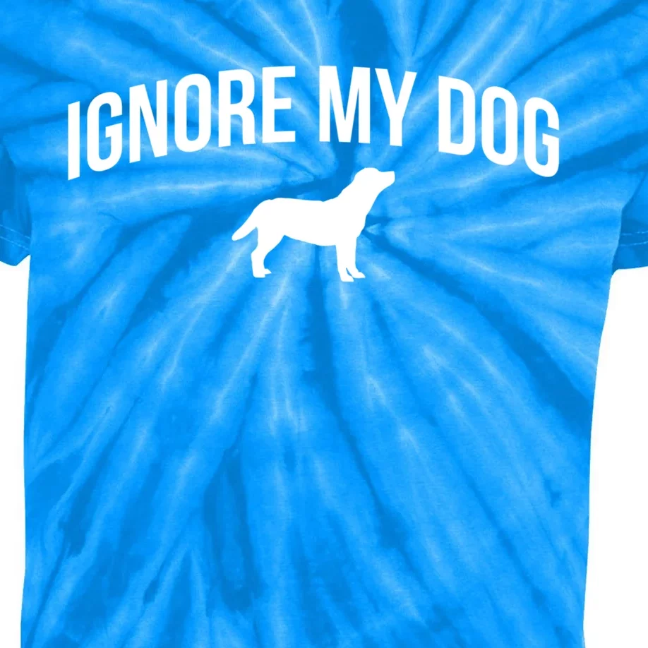 Ignore My Dog Dog Trainer Great Gift Kids Tie-Dye T-Shirt