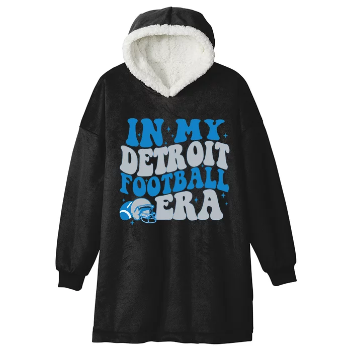 In My Detroit Football Era Hooded Wearable Blanket