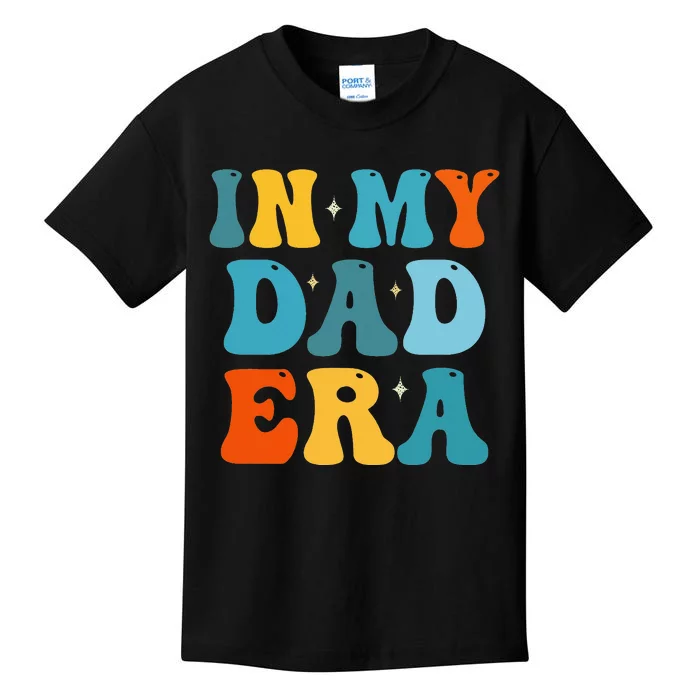 In My Dad Era Funny Dad Father Daddy Era Kids T-Shirt