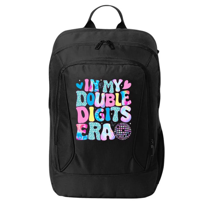 In My Double Digits Era Retro 10 Year Old 10th Birthday Girl City Backpack