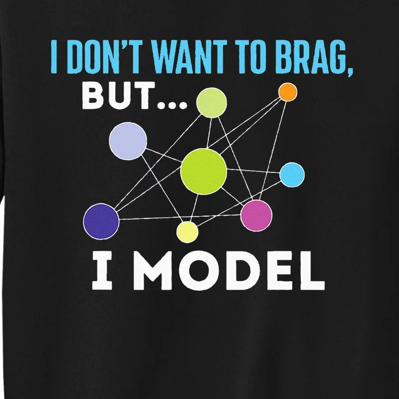 I Model Data Science Statistics Data Analyst Data Modeling Sweatshirt