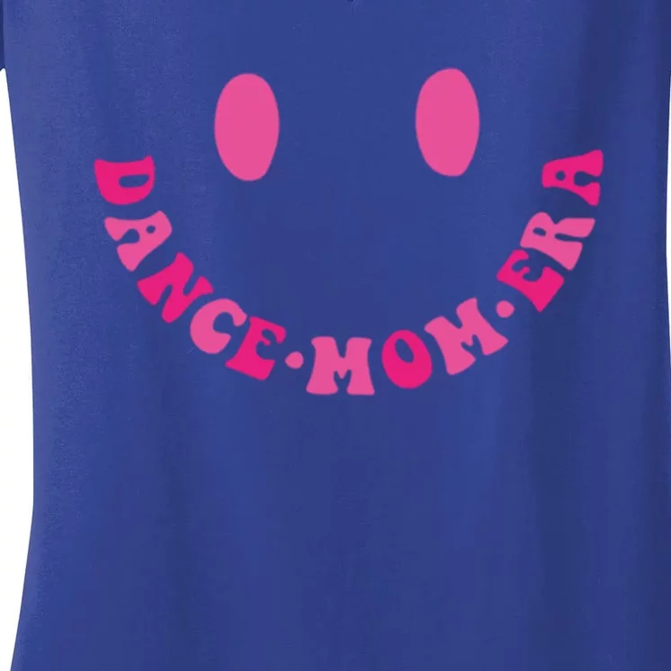 In My Dance Mom Era (2sides) Trendy Retro Groovy Gift Women's V-Neck T-Shirt