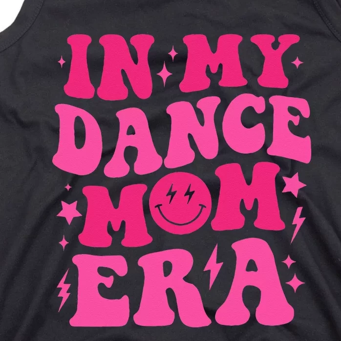 In My Dance Mom Era Groovy Sports Dance Mom Sweat Tank Top