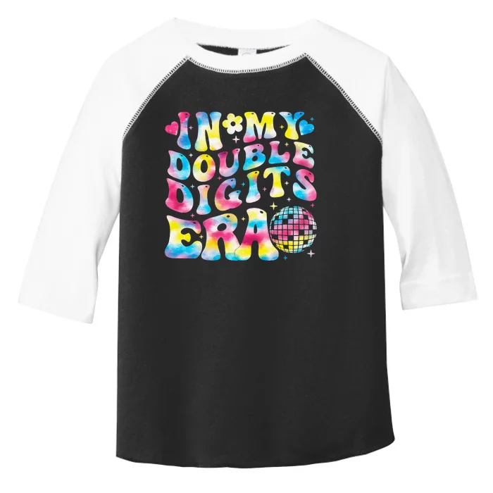 In My Double Digits Era 10th Birthday Party 10 Year Old Toddler Fine Jersey T-Shirt