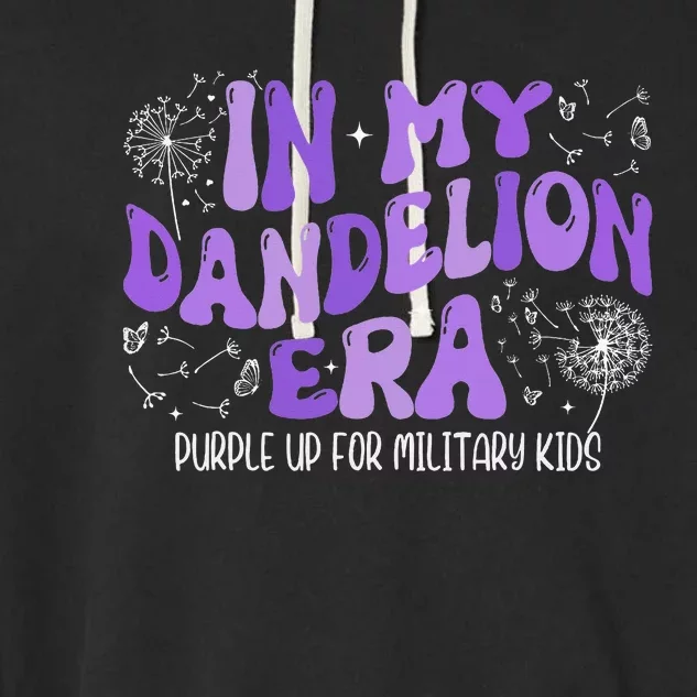 In My Dandelion Era Purple Up For Military Garment-Dyed Fleece Hoodie