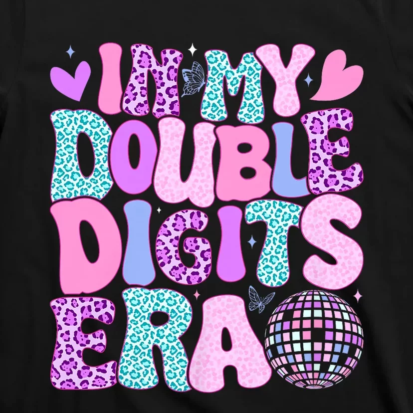 In My Double Digits Era Retro 10 Year Old 10th Birthday Girl T-Shirt