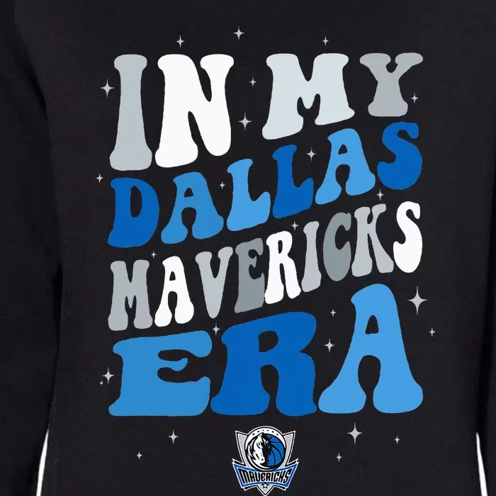 In My Dallas Mavericks Era Wave Logo Womens California Wash Sweatshirt