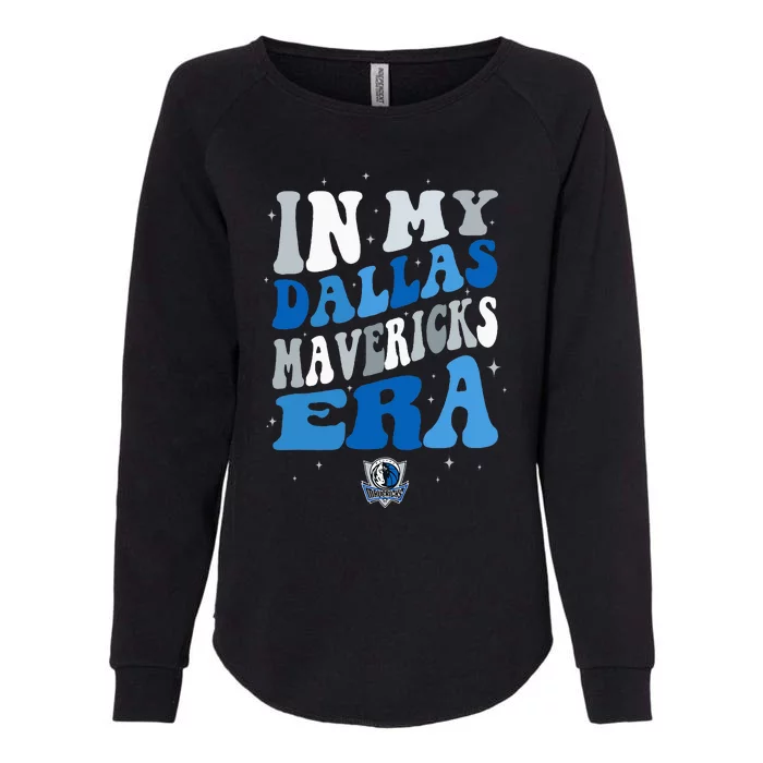 In My Dallas Mavericks Era Wave Logo Womens California Wash Sweatshirt